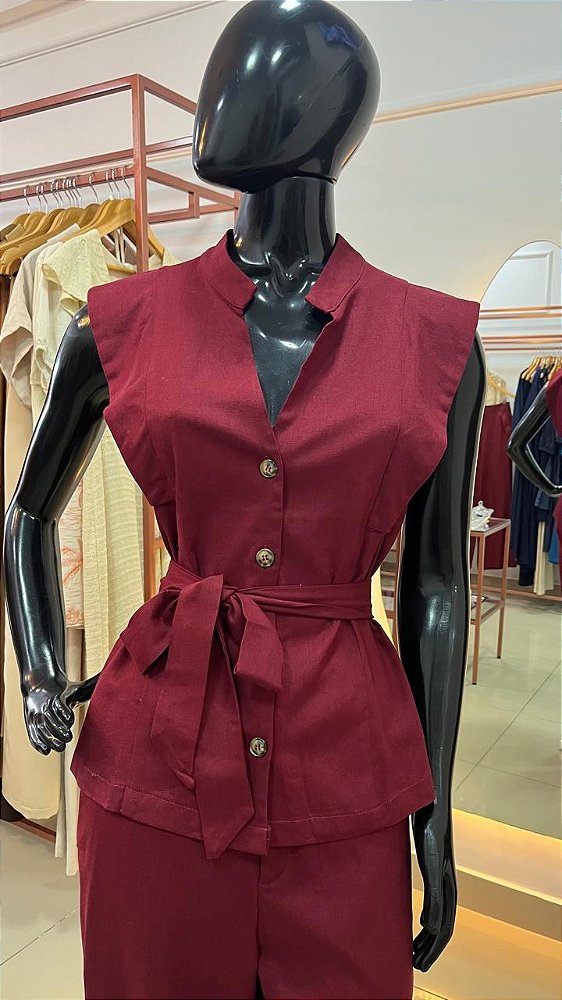 BLUSA PALAS E BOTÕES