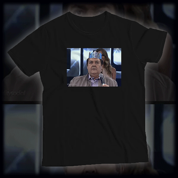 Camiseta Meme Faustão Assustado