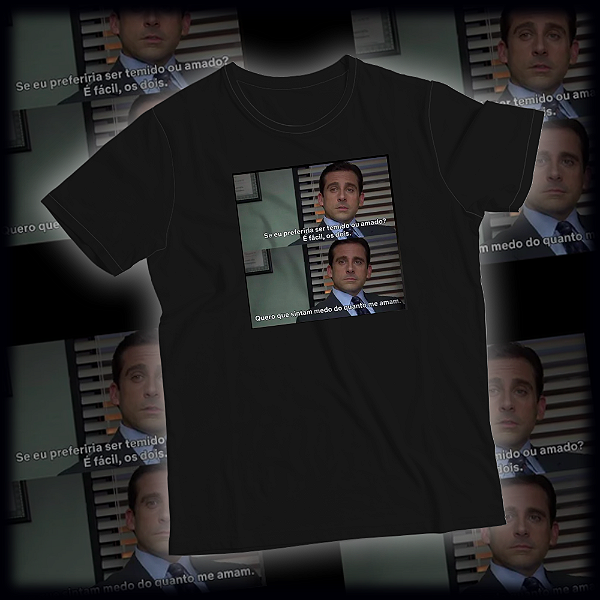 Camisa The Office Tenham medo o quanto me amam