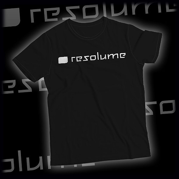 Camiseta Resolume Técnica