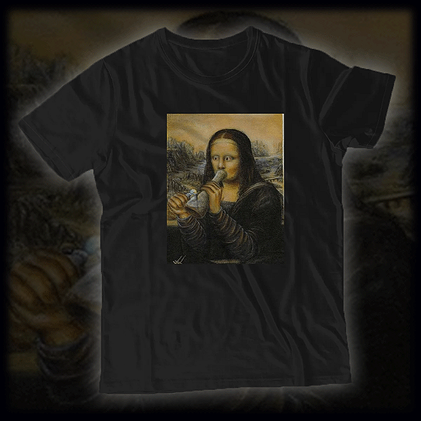 Camisa Mona Lisa Bong Weed