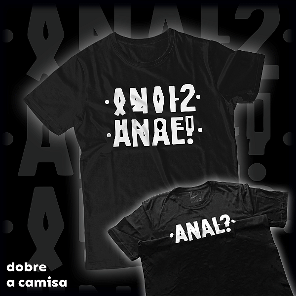 Camisa Enigma Anal ? Engraçada Tiktok Meme
