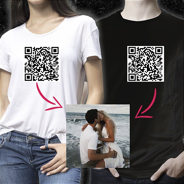 Kit Casal QR Code Foto casal