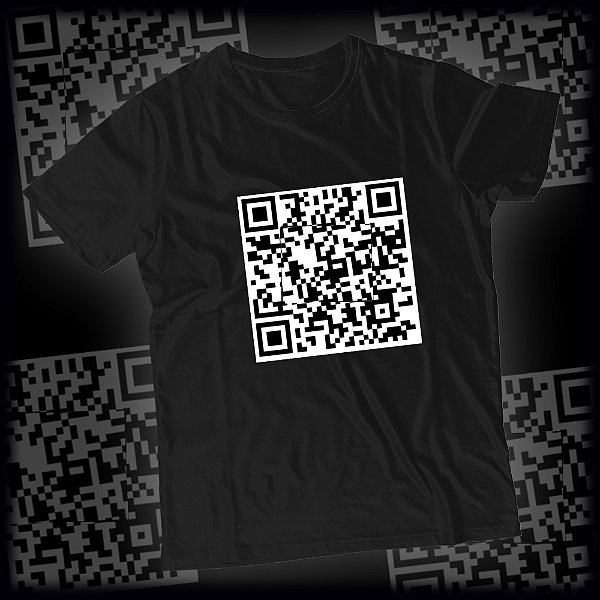 Camisa QR Code Personalizavel