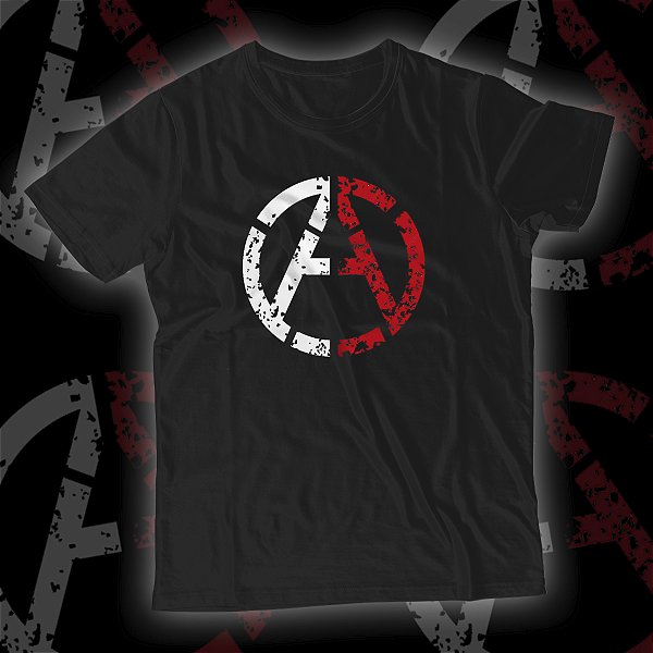 Camisa Anarquia Logo duas cores