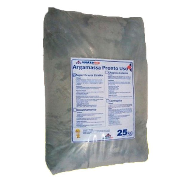 Argamassa Pronta Para Contrapiso 25kg Amazomix