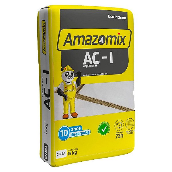 Argamassa Colante Interno 15kg AC-I Amazomix