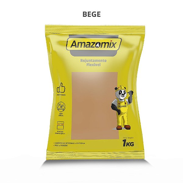 Rejunte Flexível Ar Ii 1kg Bege Amazomix