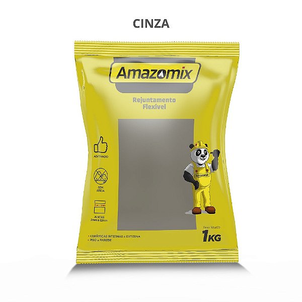 Rejunte Flexível Ar Ii 1kg Cinza Amazomix