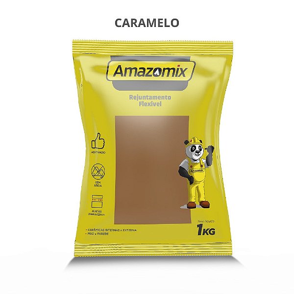 Argamassa Para Rejunte 1kg Caramelo Amazomix