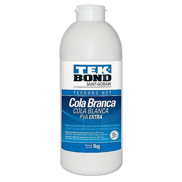 Cola Branca Pva Extra 1 Kg Tekbond