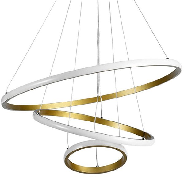 Pendente Led Montreal 3000k 45w Ouro Fosco Taschibra