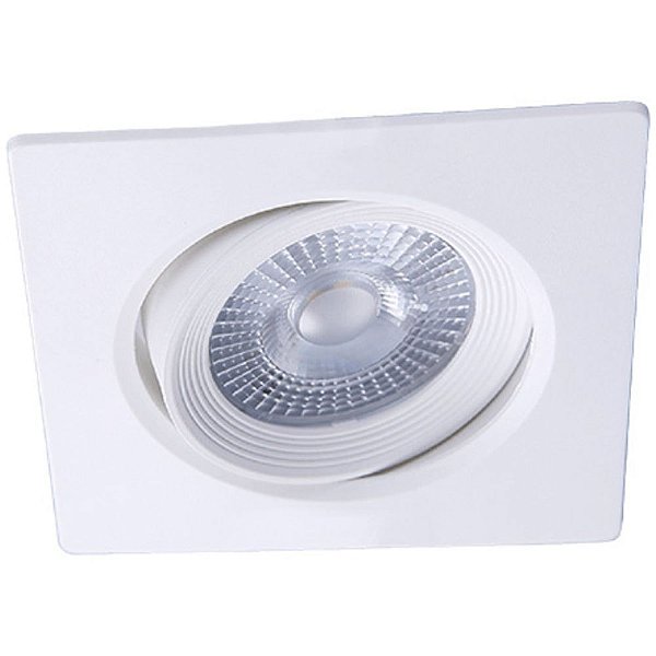 Smart Spot De Embutir Wi-fi Led Tek 5w Quadrado Rgb+cct Taschibra