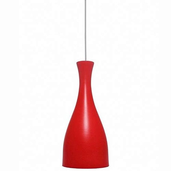 Pendente E-27 Td 1003 Vermelho Taschibra