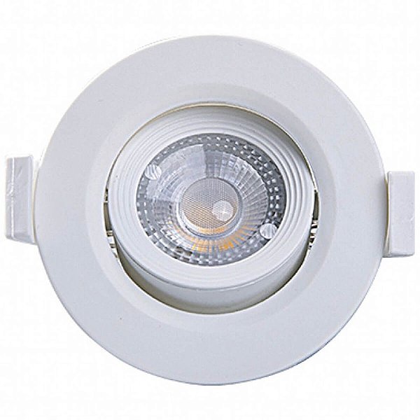 Spot Embutir Redondo Alltop Led Mr11 3w 3000k 15090199 Branco Taschibra