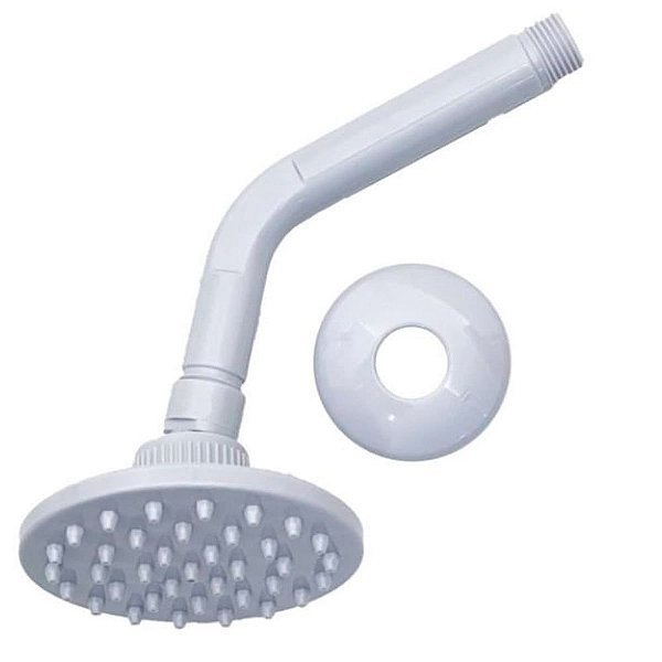 Chuveiro Articulado Redondo Abs Branco Civitt