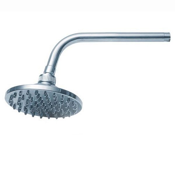 Chuveiro Articulado Redondo Abs 6" Luxo Cromado Civitt