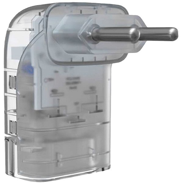 Protetor Contra Surtos Dps 2 Pinos 10a Bivolt Pocket Fit Transparente Clamper