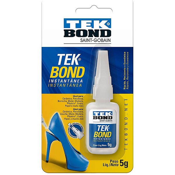 Cola Instantânea Blister 5 G Tekbond