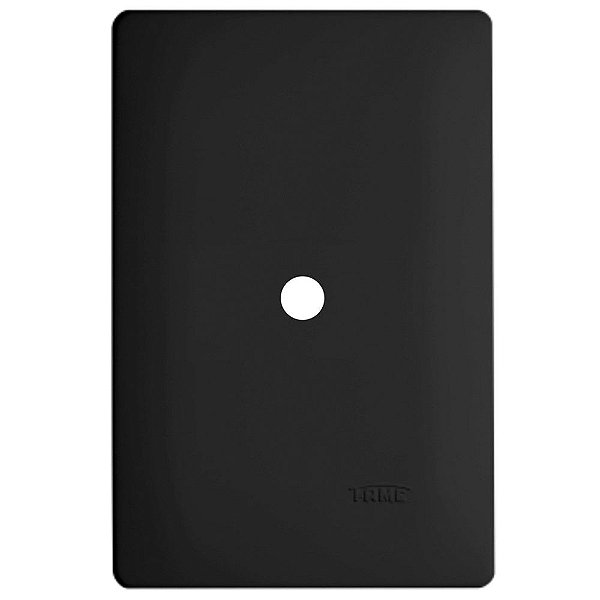 Placa Com Suporte E Saída De Fio 4x2 Habitat 4070 Preto Fame