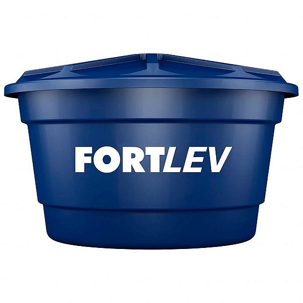 Caixa D'água De Polietileno 150 L Azul Fortlev