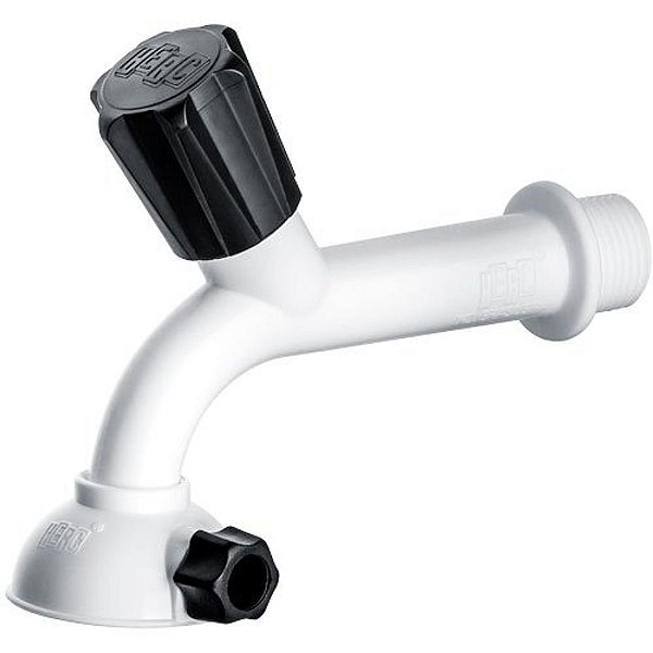 Torneira Plástica Para Cozinha 1/2" Branca 10 Cm Herc