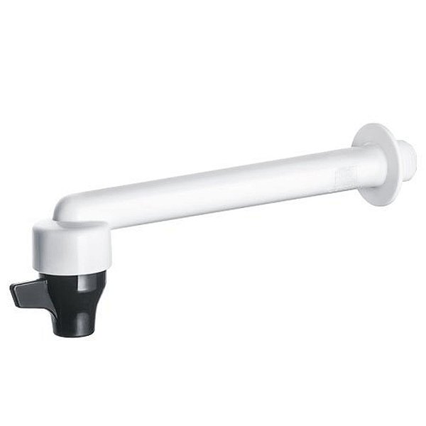 Torneira Plástica Alavanca 1/2" Branca 18 Cm Herc