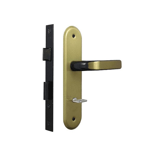 Fechadura Para Banheiro Stilo Alavanca 40x53 480 Bronze Mgm