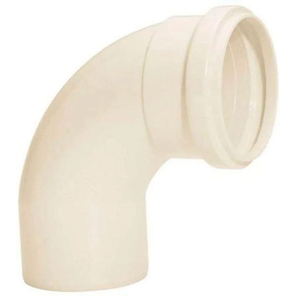 Curva 90° Curta Para Esgoto 100mm 11585 Branco Amanco