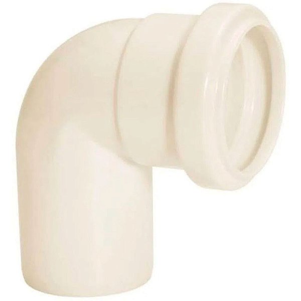 Joelho 90° Para Esgoto 40mm 11656 Branco Amanco