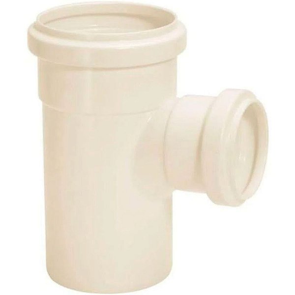 Te Para Esgoto 100mm 11801 Branco Amanco