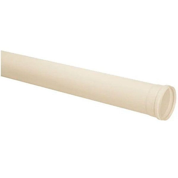 Tubo De Pvc Para Esgoto 100mmx6m 10472 Branco Amanco