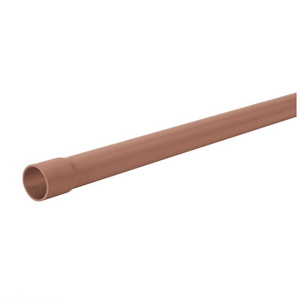 Tubo Pvc Soldável 20mmx6m 10457 Marrom Amanco