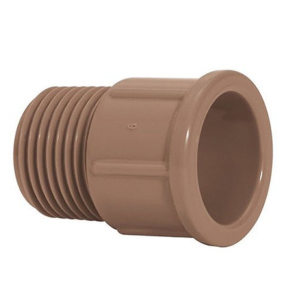 Adaptador Pvc Soldável Curto Com Bolsa E Rosca 20 Mm X 1/2" 11507 Marrom Amanco