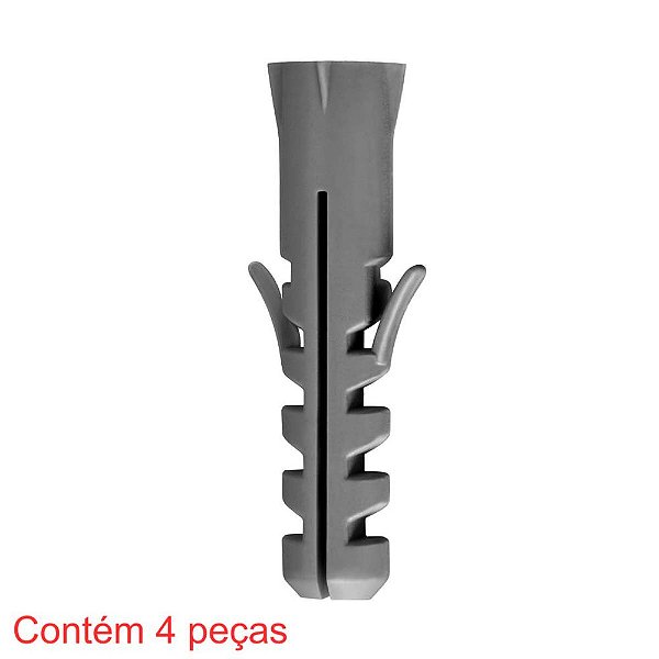 Bucha Plástica Sf Sem Aba 12mm 4 Peças Sforplast
