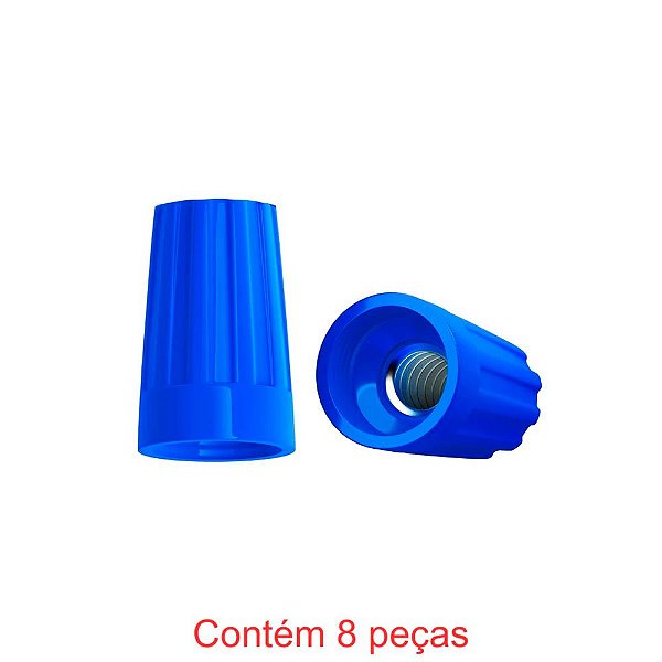 Conector De Torção 0,8-4,5mm Azul 8 Peças Sforplast