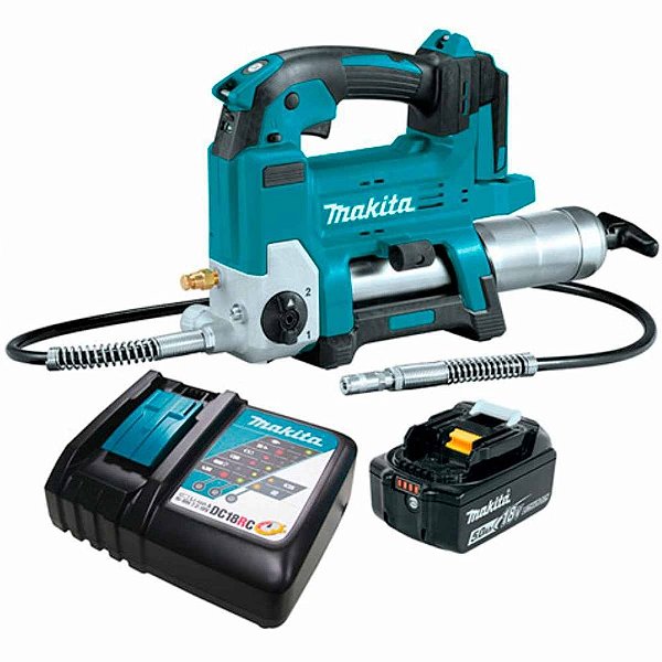 Aplicador De Graxa A Bateria 18v 5.0ah Dgp180rtb Makita