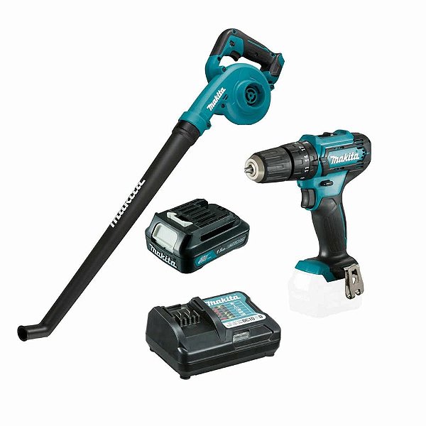 Kit Parafusadeira/furadeira E Soprador De Ar A Bateria 12v 1.5ah Kit Hp333+ub101 Makita
