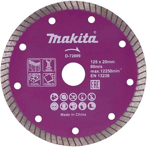 Disco De Corte Diamantado Multimateriais 125mm D-72899 Makita