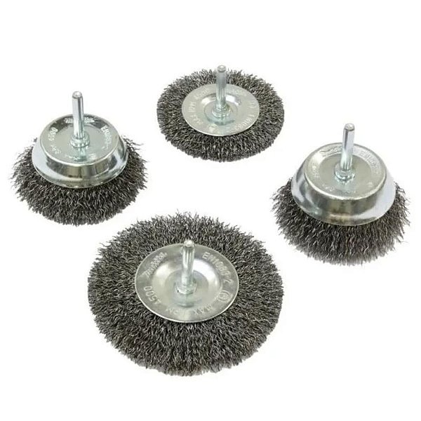 Conjunto De Escova De Aço Com 4 Peças D-65729 Makita