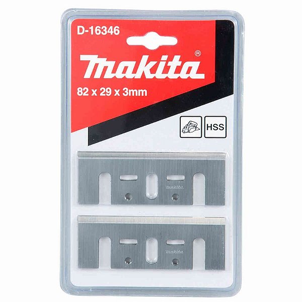 Jogo De Facas De Plaina 82x29x3mm Hss Makita