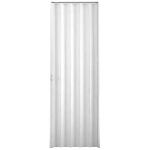 Porta Sanfonada Pvc 80cm X 2100cm Branca Plasbil