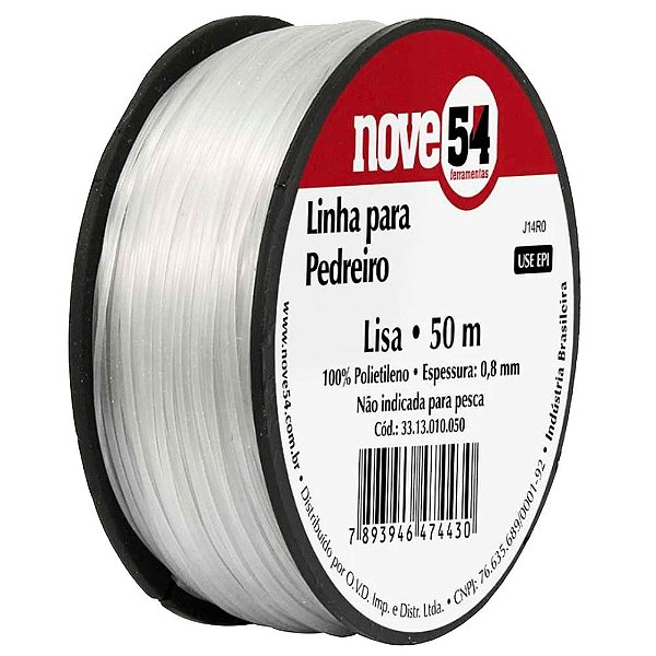 Linha Para Pedreiro Lisa 50m Nove54 Vonder