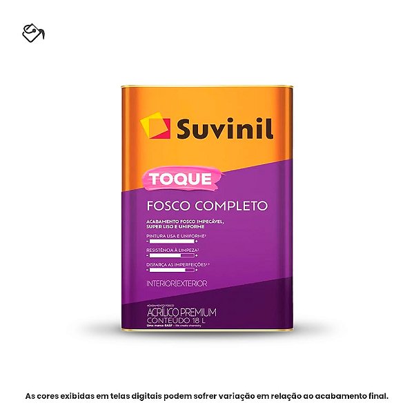 Tinta Acrílica Premium Fosca 18 L Toque Fosco Completo Branco Neve Suvinil