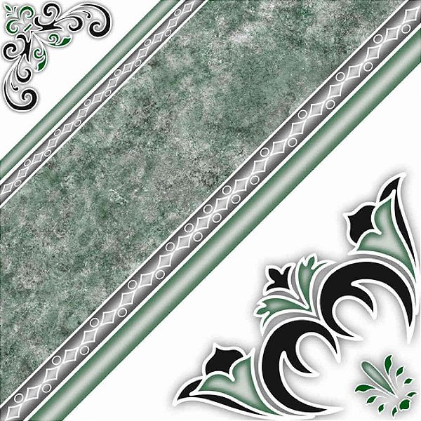 Piso Cerâmico Bold Brilhante 45x45cm PD-35720 Cx/2,32m² Incefra