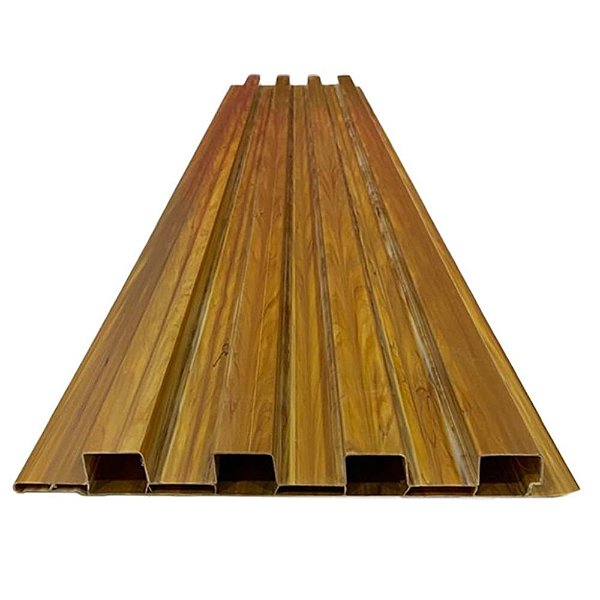 Painel Ripado Em Pvc 3mx200mmx20mm Cerejeira Rajado Pc 0,6m² Plasmeg