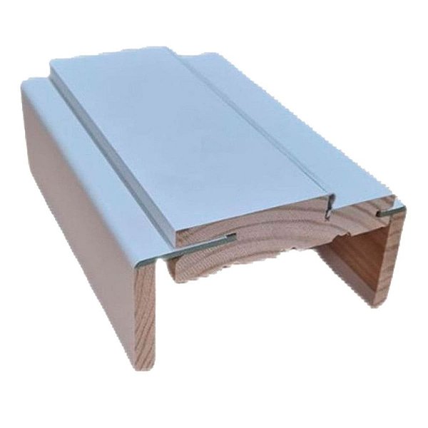 Batente De Porta 215x9x8cm Branco Max Beatriz Madeiras