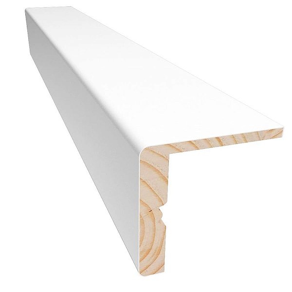 Alizar Com Canto Redondo 220x7x7cm Branco Max Beatriz Madeiras