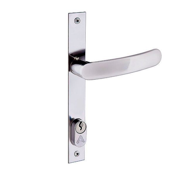 Fechadura Externa Perfil Estreito F-1400 Inox Aliança