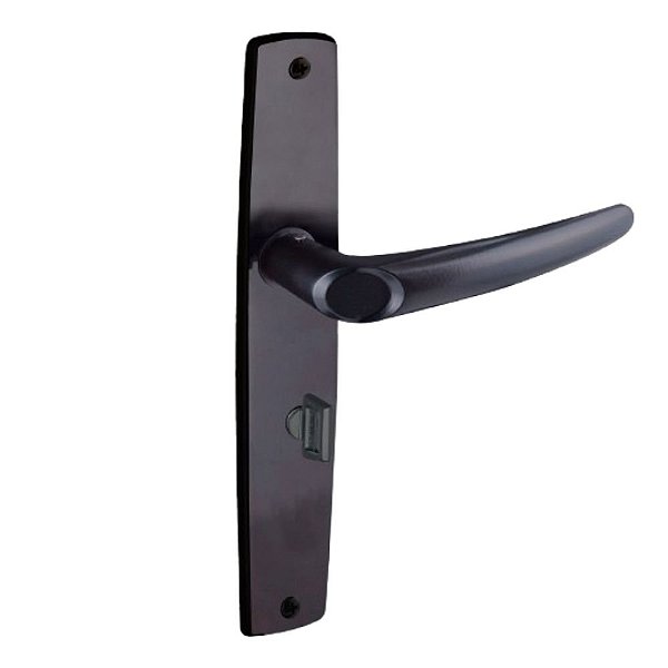 Fechadura Para Banheiro Joy F-2800/241 Preto Fosco Aliança